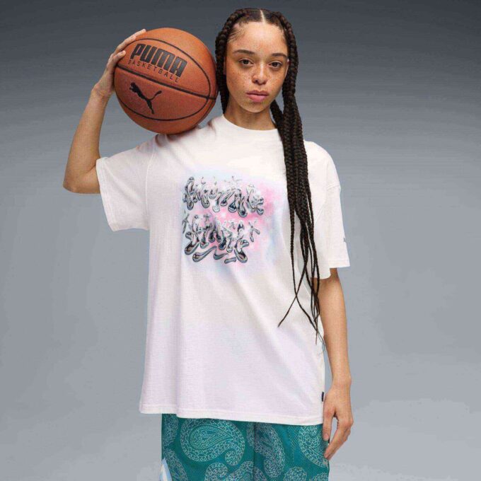 Shooting Stars Basketbol Grafik Tişörtü