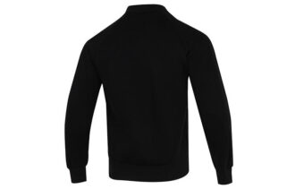 Simgesel T7 Retro logolu Spor Yaka Ceket Siyah