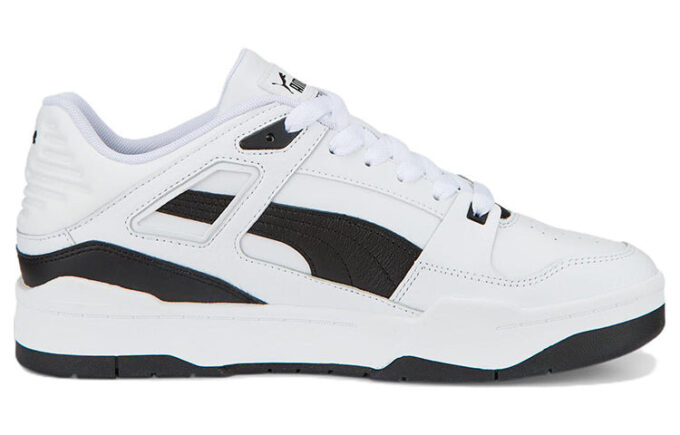 Slipstream Deri “Beyaz Siyah”