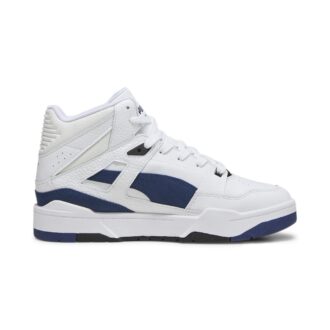 Slipstream Yüksek Çatlak Deri “Beyaz Lacivert”