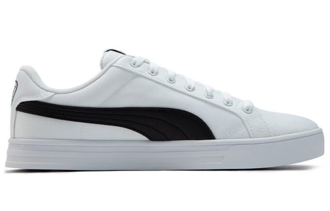 Smash Vulc Retro Günlük Kaykay Ayakkabısı Unisex Beyaz Siyah Ayakkabı “Beyaz Siyah”