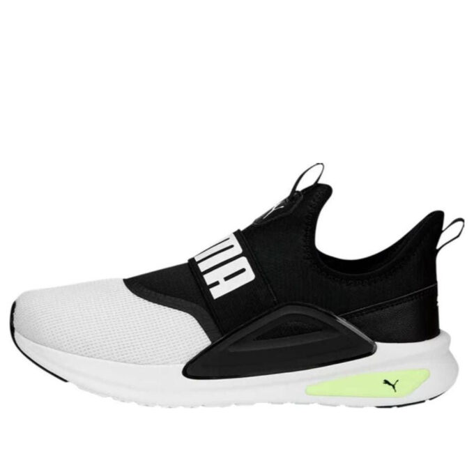 Softride Enzo Evo Slip-On “Siyah Beyaz Hızlı Sarı”