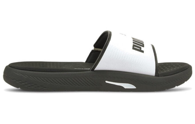 Softride Slide “Beyaz Siyah”