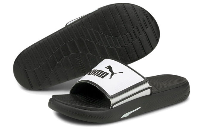 Softride Slide “Beyaz Siyah”