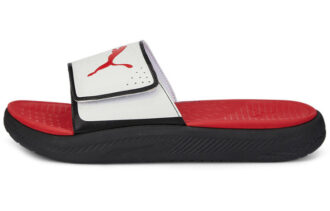 Softride Slide “Beyaz Siyah Kırmızı”