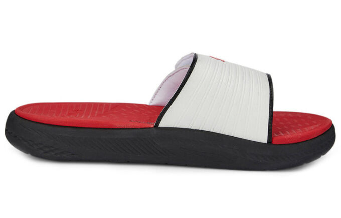 Softride Slide “Beyaz Siyah Kırmızı”