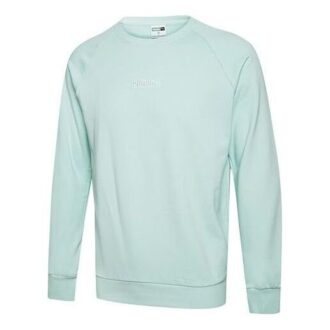 Sokak Stili Uzun Kollu Sweatshirtler “Teal”