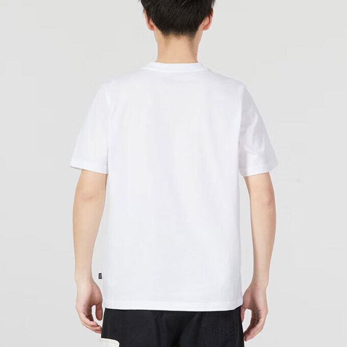 Spor Giyim Grafik Tişört “Beyaz”