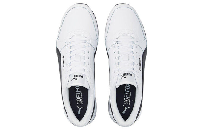 ST Runner v3 Deri “Beyaz Siyah”