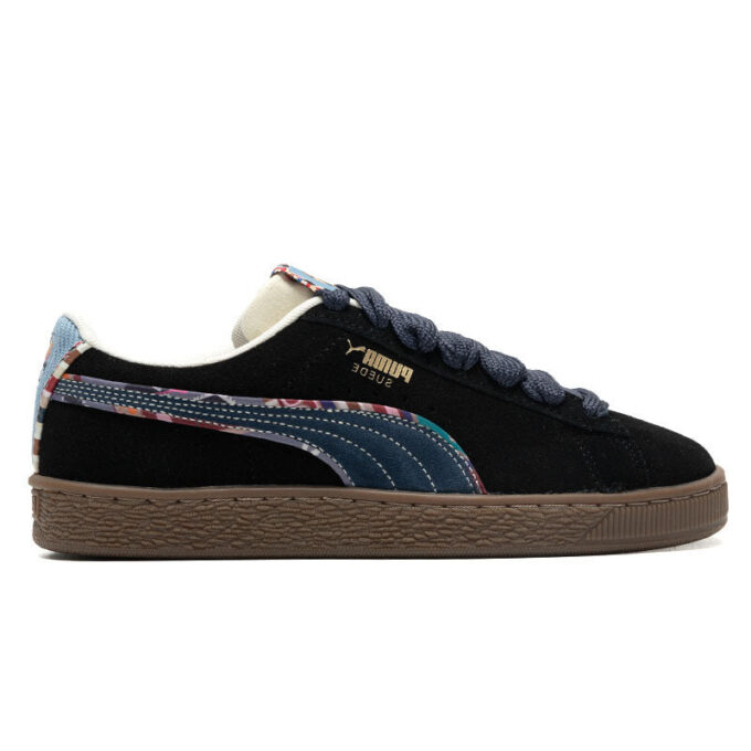 Suede Bz Emb “Siyah Lacivert Marzipan Açık Mavi”