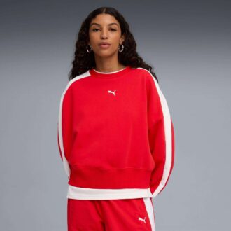 T7 Kadın Büyük Boy Yuvarlak Yaka Sweatshirt