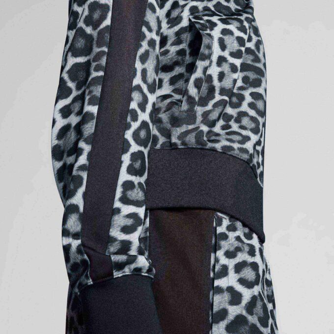 T7 Leopard Luxe Kadın Hayvan Desenli Spor Ceket T7 Leopard Luxe Kadın Hayvan Desenli Spor Ceket