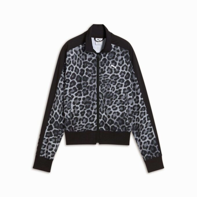 T7 Leopard Luxe Kadın Hayvan Desenli Spor Ceket T7 Leopard Luxe Kadın Hayvan Desenli Spor Ceket
