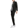 Tape French Terry Tam Fermuarlı Sweatshirt “Siyah”