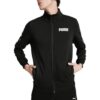 Tape French Terry Tam Fermuarlı Sweatshirt “Siyah”