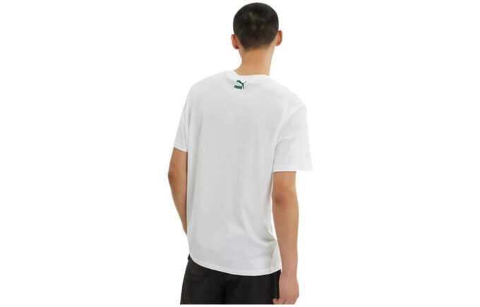 Tenis Kulübü Grafik Tişört “Beyaz”
