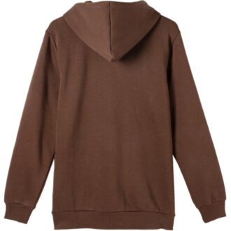 Tonal Sportswear Logolu Fermuarlı Kapüşonlu Üst “Kahverengi”