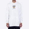 Trend Aop Grafik Kapüşonlu Sweatshirt “Beyaz Siyah Sarı”