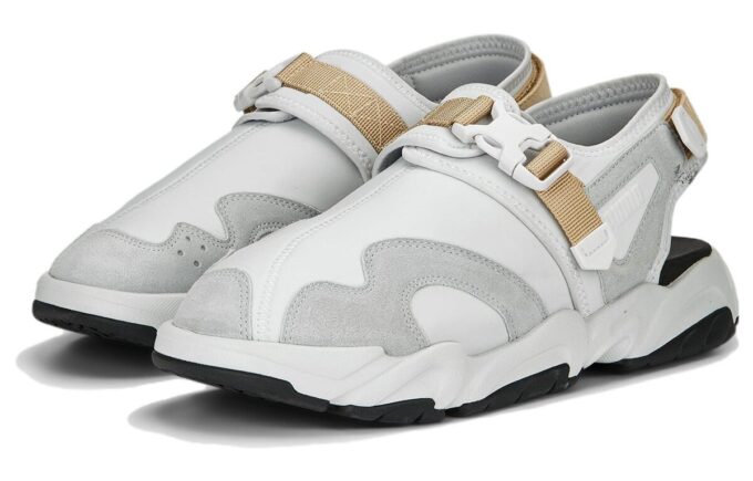 TS-01 Retro Sandaletler “Tüy Grisi”