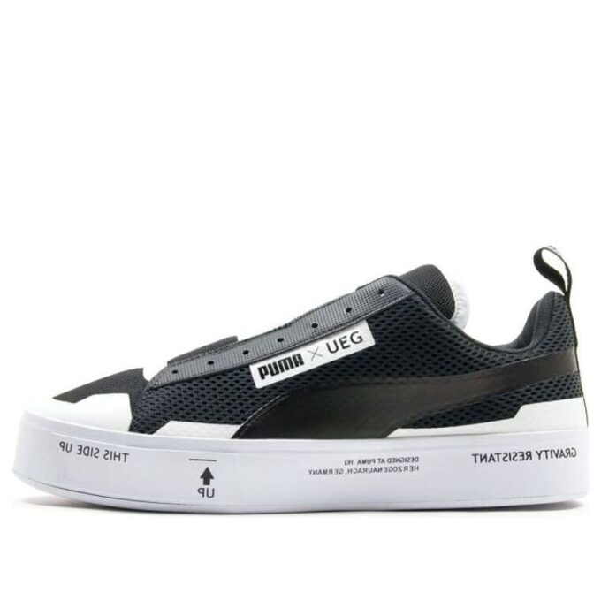 UEG x Court Play Slip-On “Yerçekimi Direnci – Siyah”