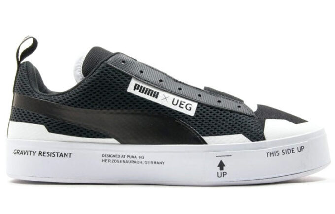 UEG x Court Play Slip-On “Yerçekimi Direnci – Siyah”