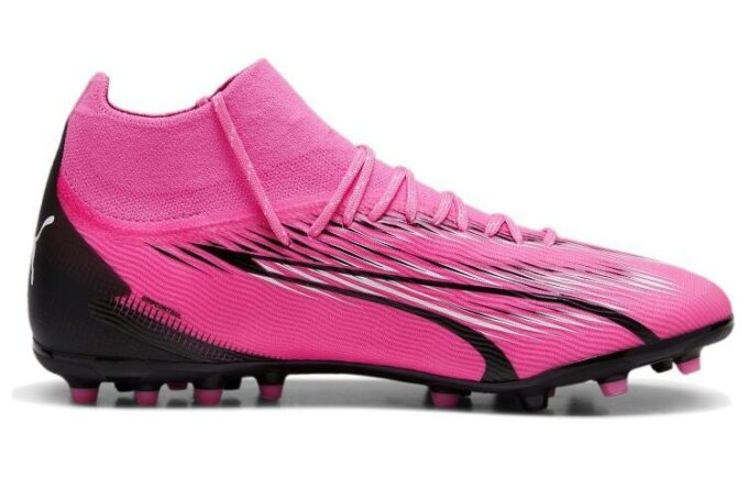 Ultra Pro MG Futbol Ayakkabısı “Pembe Beyaz Siyah”