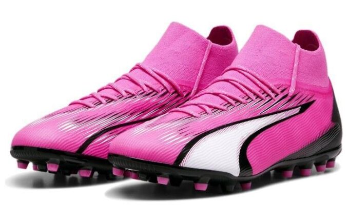 Ultra Pro MG Futbol Ayakkabısı “Pembe Beyaz Siyah”