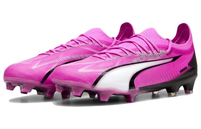 Ultra Ultimate FG Kramponları “Pembe Beyaz Siyah”