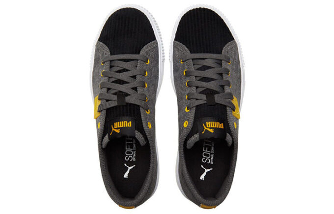 Unisex Ever Cord Spor Ayakkabı Siyah/Gri/Sarı