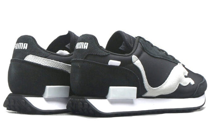 Unisex Future Rider Risk Alert Spor Ayakkabıları Siyah/Beyaz