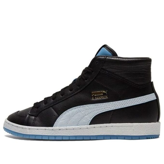 Unisex Ralph Sampson 70 Orta Katmanlı Spor Ayakkabı Siyah/Mavi