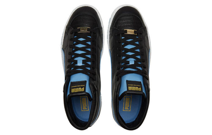 Unisex Ralph Sampson 70 Orta Katmanlı Spor Ayakkabı Siyah/Mavi
