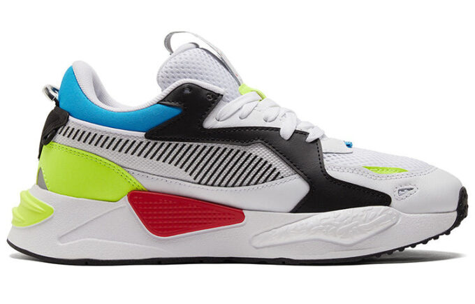 Unisex Rs-Z Core Spor Ayakkabı Beyaz/Siyah/Sarı