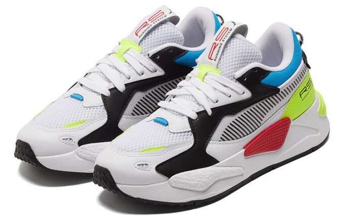 Unisex Rs-Z Core Spor Ayakkabı Beyaz/Siyah/Sarı