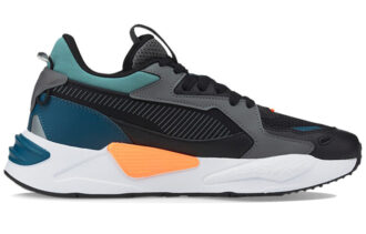 Unisex Rs-Z Core Spor Ayakkabı Siyah/Mavi