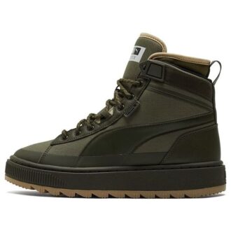 Unisex Süet Mid WTR Spor Ayakkabı Yeşil