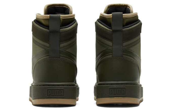 Unisex Süet Mid WTR Spor Ayakkabı Yeşil