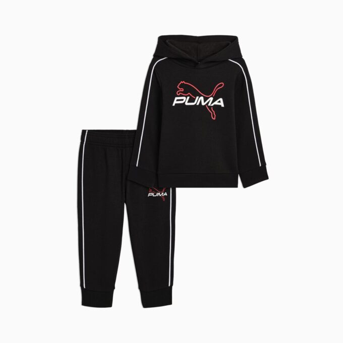 Uyumlu Setler Yürümeye Başlayan Çocuklar İçin Pamuklu Polar Sweatshirt ve Eşofman Altı Uyumlu Setler Yürümeye Başlayan Çocuklar İçin Pamuklu Polar Sweatshirt ve Eşofman Altı