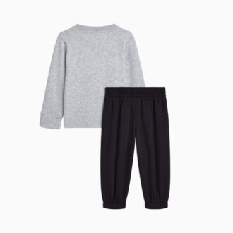 Uyumlu Setler Yürümeye Başlayan Çocuklar İçin Pamuklu Polar Sweatshirt ve Eşofman Altı
