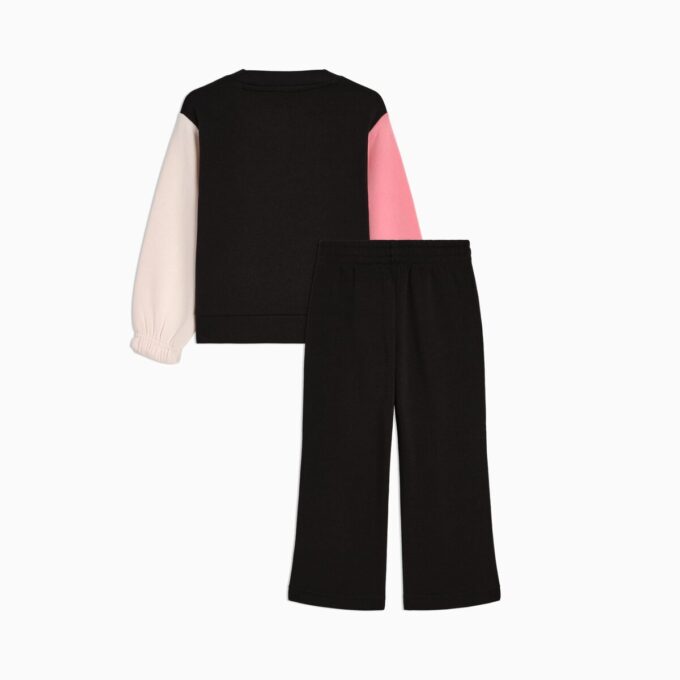 Uyumlu Setler Yürümeye Başlayan Çocuklar İçin Polar Sweatshirt ve Geniş Paça Pantolon Uyumlu Setler Yürümeye Başlayan Çocuklar İçin Polar Sweatshirt ve Geniş Paça Pantolon