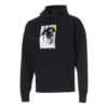 Vahşi Kedi Grafik Kapüşonlu Sweatshirt “Siyah”