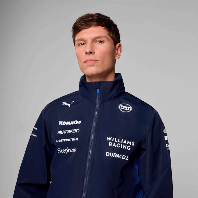 Williams Racing 2025 Replica Erkek Yağmurluk