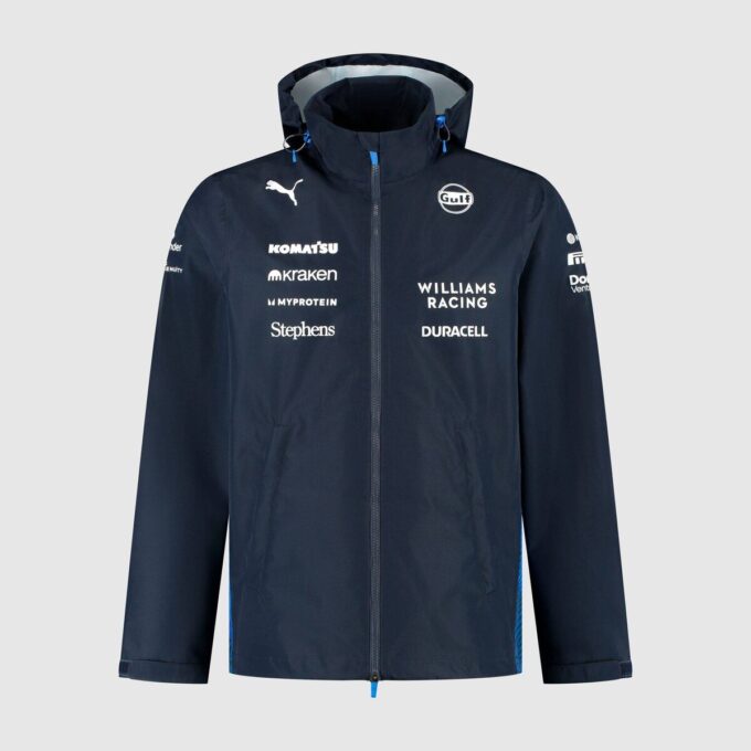 Williams Racing 2025 Replica Erkek Yağmurluk