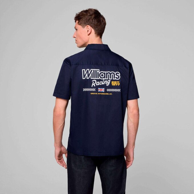 Williams Racing Erkek Düğmeli Ön Gömlek Williams Racing Erkek Düğmeli Ön Gömlek