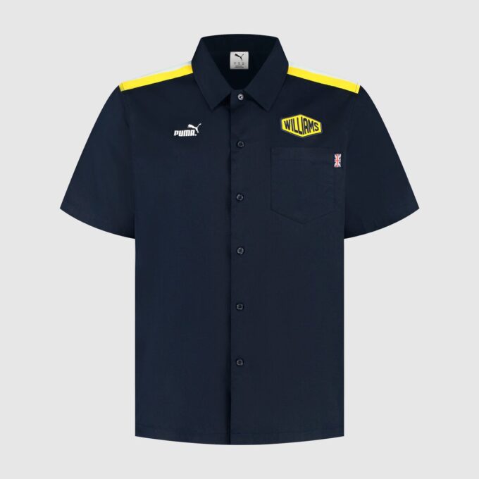 Williams Racing Erkek Düğmeli Ön Gömlek Williams Racing Erkek Düğmeli Ön Gömlek