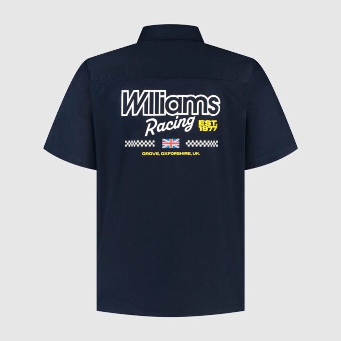 Williams Racing Erkek Düğmeli Ön Gömlek Williams Racing Erkek Düğmeli Ön Gömlek