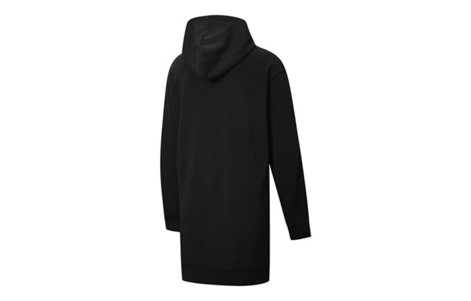 (WMNS) Amplified Kapüşonlu Uzun Kollu Elbise Siyah