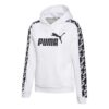 (WMNS) Amplified Kırpılmış Kapüşonlu Sweatshirt “Beyaz”
