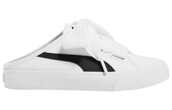 (WMNS) Bari Mule Kurdele “Beyaz Siyah”