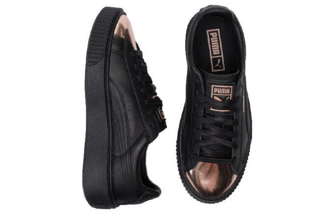 (WMNS) Basket Platform Metalik “Siyah Gül Altın”